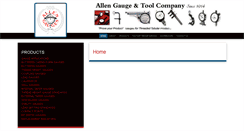 Desktop Screenshot of allengauges.com